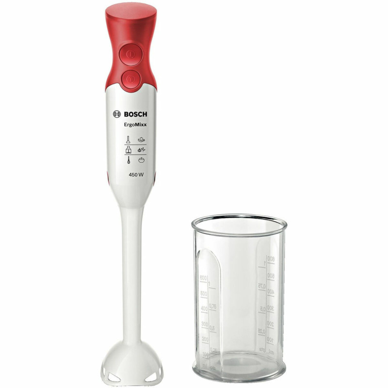 Hand-held Blender BOSCH MSM64010 White Red 450 W