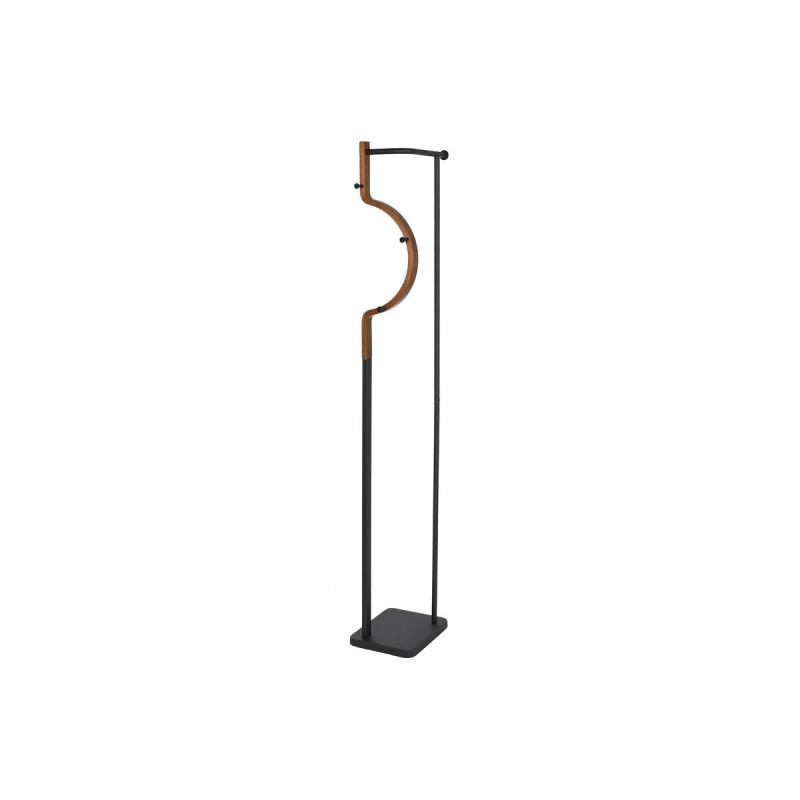 Hat stand Home ESPRIT Brown Black Wood Metal 20 x 20 x 172 cm