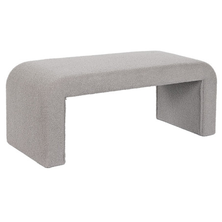 Bench DKD Home Decor Grey Polyester 112 x 42 x 46 cm