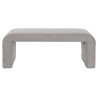 Bench DKD Home Decor Grey Polyester 112 x 42 x 46 cm