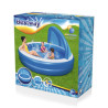 Inflatable Paddling Pool for Children Bestway 241 x 241 x 140 cm Blue White