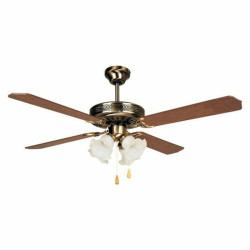 Ceiling Fan with Light Orbegozo Wood 60 W Ø 132 cm