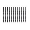 Permanent marker Uni-Ball PIN06-200 Black 0,6 mm 12 Pieces (6 Units)