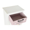 Nightstand DKD Home Decor Children's Grey Pink White Yellow (40 x 29 x 73,5 cm)