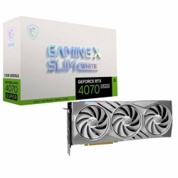 Graphics card MSI GEFORCE RTX 4070 SUPER 12G GAMING X SLIM WHITE GEFORCE RTX 4070 12 GB GDDR6