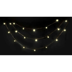 Wreath of LED Lights ibiza 10 m Warm light