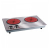 Portable Ceramic Hob JATA V532 2400W Silver Steel 2400 W