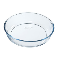 Cake Mould Pyrex Classic Vidrio Transparent Glass Circular 26 x 26 x 6 cm 6 Units