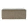 Bench DKD Home Decor Brown Polyester MDF Wood 100 x 40 x 40 cm