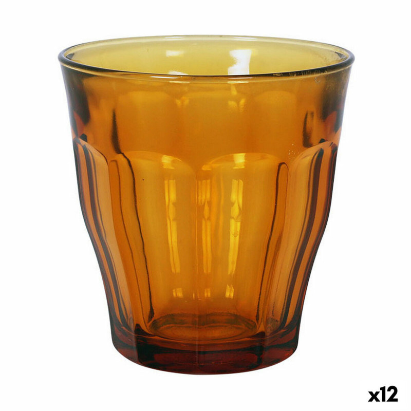 Set of glasses Duralex Picardie Amber 6 Pieces 250 ml (12 Units)