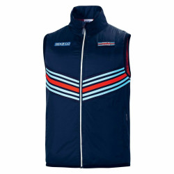 Unisex Sports Gilet Sparco Martini Racing Navy Blue (XL)