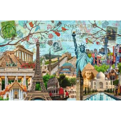 Puzzle Ravensburger 17118 Big Cities Collage 5000 Pieces