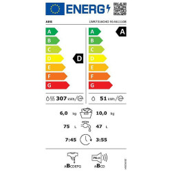 Washer - Dryer AEG Series 7000 LWR7316O4O 1600 rpm 10 kg White