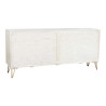 Sideboard DKD Home Decor 160 x 38 x 75 cm Golden Wood White Light brown