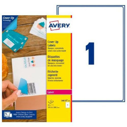 Printer Labels Avery L4610 White 25 Sheets 199,6 x 289,1 mm (5 Units)