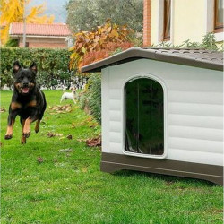 Hut Ferplast Dogvilla White Multicolour Plastic