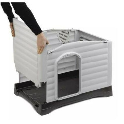 Hut Ferplast Dogvilla White Multicolour Plastic