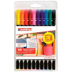 Set of Felt Tip Pens Edding 1200 Case (20 Units)