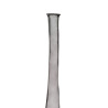 Vase Grey recycled glass 18 x 18 x 120 cm