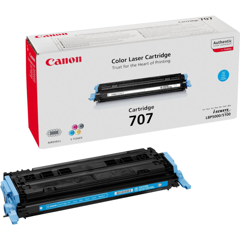 Toner Canon CRG 707 C 2000 Cyan