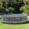 Swimming Pool Cover Intex Bubble TIME UTF00142 Grey Circular