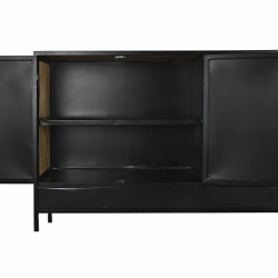 Sideboard DKD Home Decor Brown Black Metal Mango wood (160 x 40 x 90 cm)