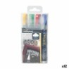 Set of Markers Securit Water resistant Multicolour 12 Units