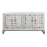 Sideboard DKD Home Decor Ceramic Grey White Mango wood (150 x 38 x 80 cm)