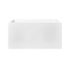 Plant pot Elho 59 x 30 x 29 cm White Plastic Rectangular Modern