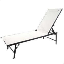 Reclining lounder Aktive White 180 x 35 x 49 cm (2 Units)