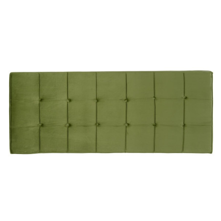 Headboard 160 x 7 x 64 cm Synthetic Fabric Green