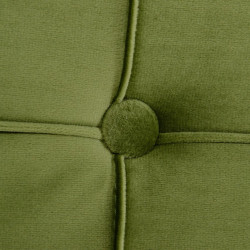 Headboard 160 x 7 x 64 cm Synthetic Fabric Green