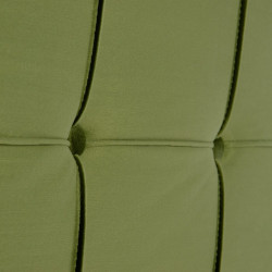 Headboard 160 x 7 x 64 cm Synthetic Fabric Green