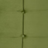 Headboard 160 x 7 x 64 cm Synthetic Fabric Green