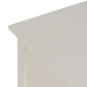 Nightstand White 40 x 30 x 61 cm