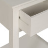 Nightstand White 40 x 30 x 61 cm