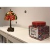 Desk lamp Viro New York Red Zinc 60 W 20 x 37 x 20 cm