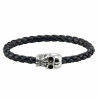 Unisex Bracelet Thomas Sabo UB0018-823-11 Silver Black 18,5 cm 16,5 cm