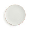 Flat plate Ariane Terra Ceramic Beige (Ø 31 cm) (6 Units)