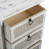 Chest of drawers Versa Old White Wood Paolownia wood Modern 27 x 59 x 37 cm