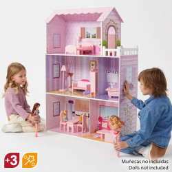 Doll's House Play & Learn 14 Pieces 80 x 112 x 31 cm