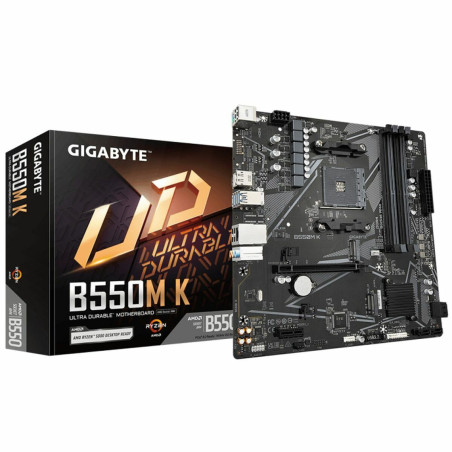 Motherboard Gigabyte B550M K 1.0 AMD B550 AMD AMD AM4