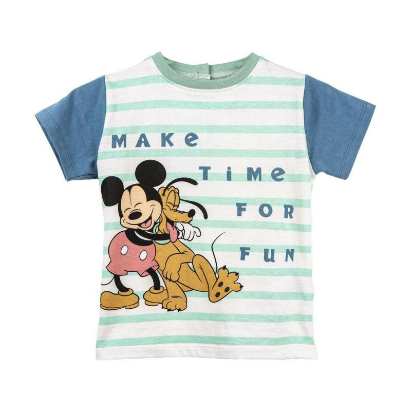 Short Sleeve T-Shirt Mickey Mouse Multicolour Children's