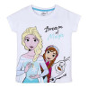 Child's Short Sleeve T-Shirt Frozen White