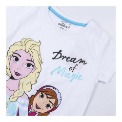 Child's Short Sleeve T-Shirt Frozen White