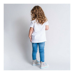 Child's Short Sleeve T-Shirt Frozen White