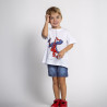 Child's Short Sleeve T-Shirt Spider-Man White