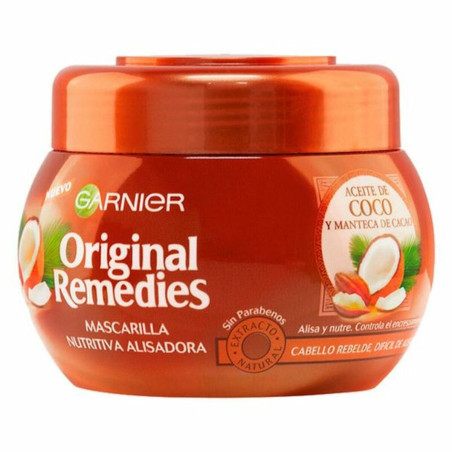 Nourishing Hair Mask Alisadora Aceite de Coco Original Remedies Garnier Coco Cacao (300 ml) 300 ml