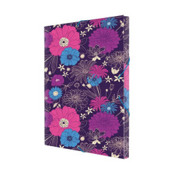 Folder Milan in bloom A4 Hard cover Fuchsia