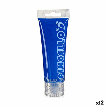 Acrylic paint 75 ml Dark blue (12 Units)